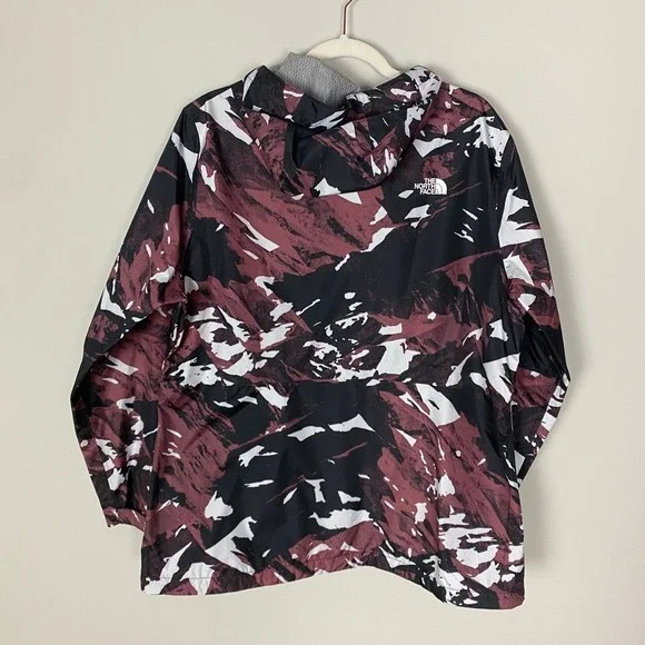 The North Face Antora Printed Jacket DryVent Rain Coat Womens XL Abstract - Picture 3 of 10